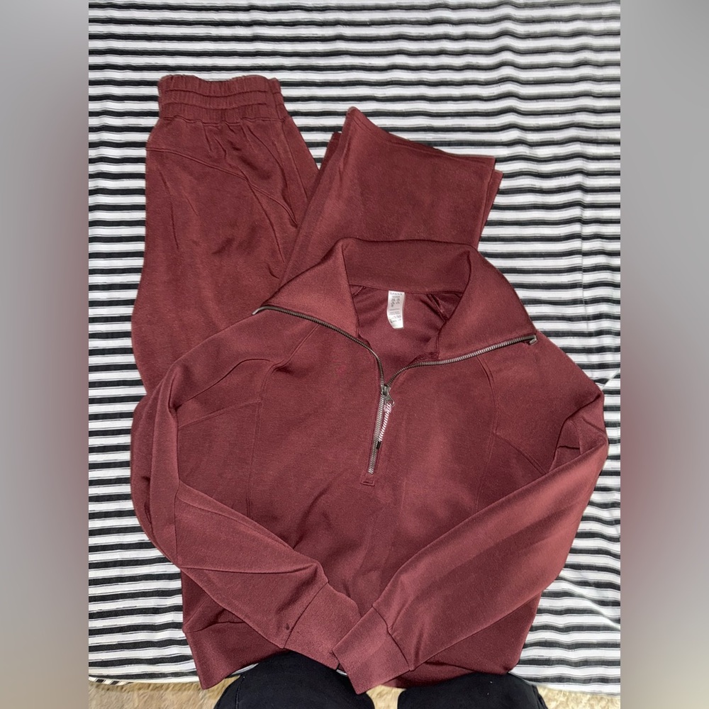 SPANX Red Track Pants Joggers